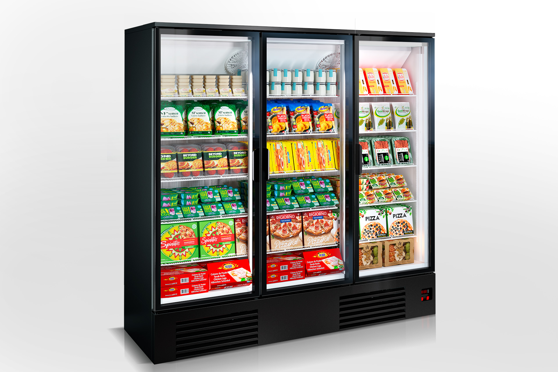Refrigerated cabinets Kansas A1SG 076 LT 3HD 200-D1650-200