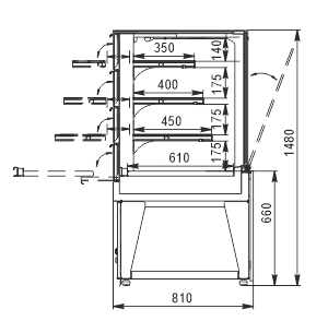 Lady cukiernicze Dakota AС 081 patisserie OSPD 148-DLA