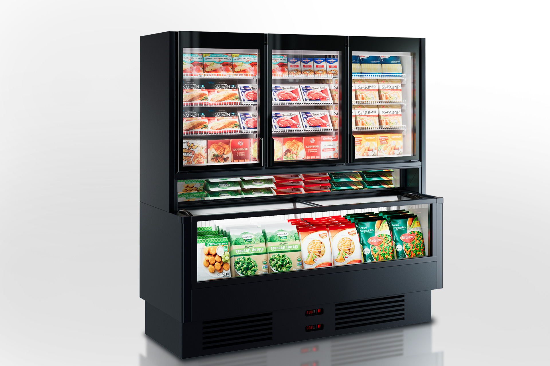 Frozen foods units Alaska combi 2 FG AHV 090 LT D/C 218-D-SLA