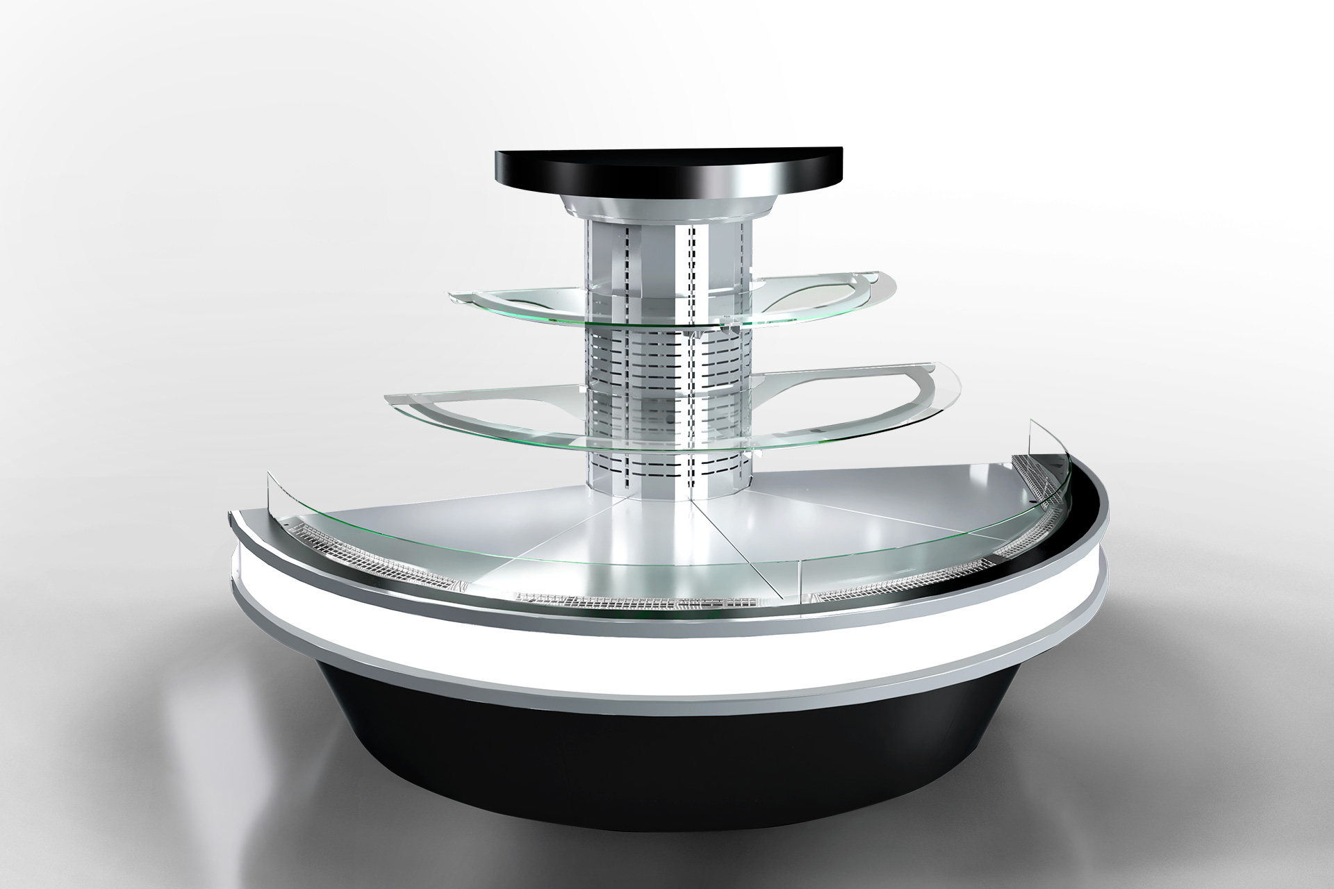 Refrigerated semi-vertical cabinets Мissouri cold diamond island promo MV 101 deli self 130-DLA-TR202