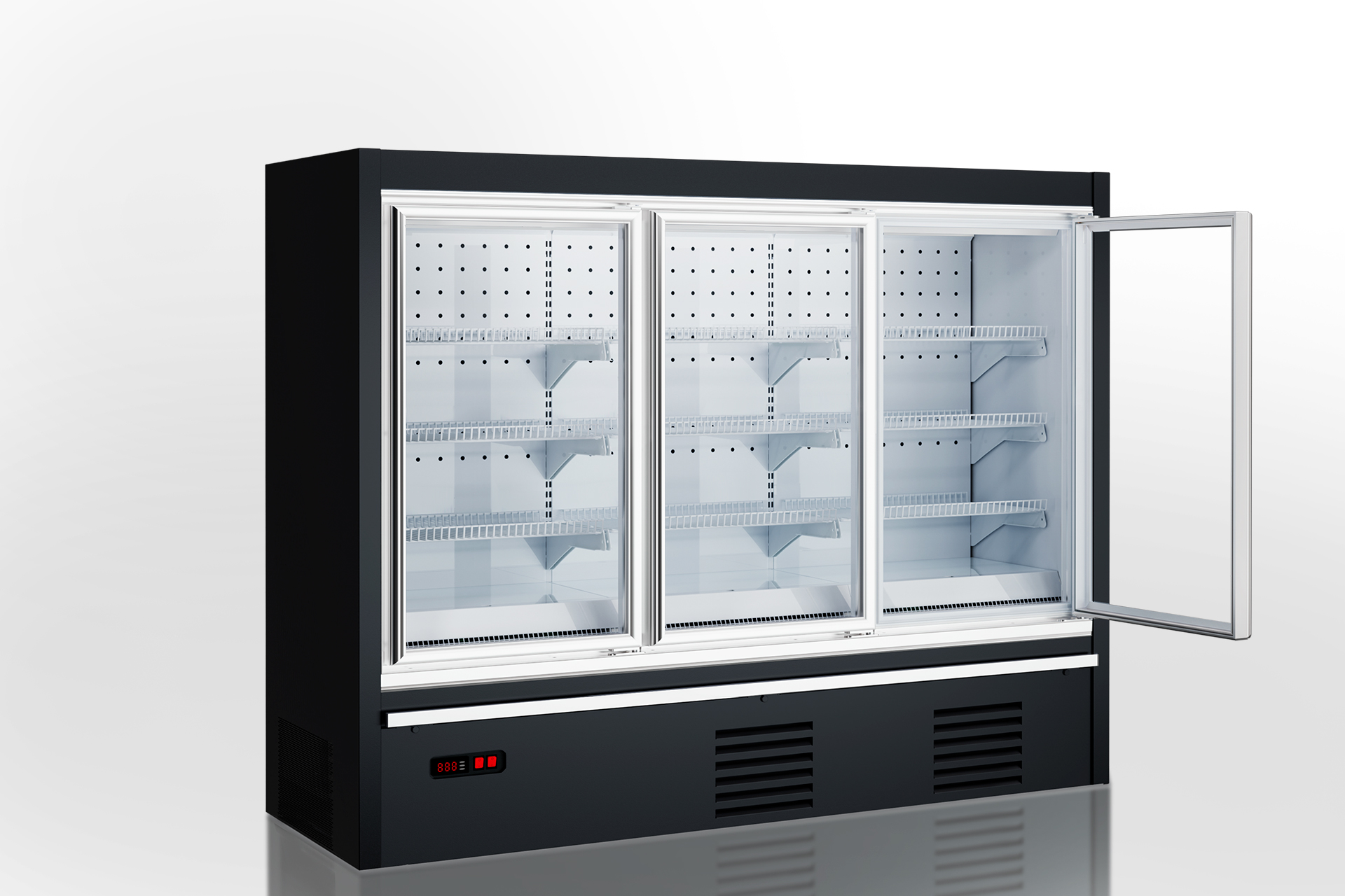 Low-temperature semi-vertical cabinets Indiana eco medium AV 070 LT D 160-DLM/DLA