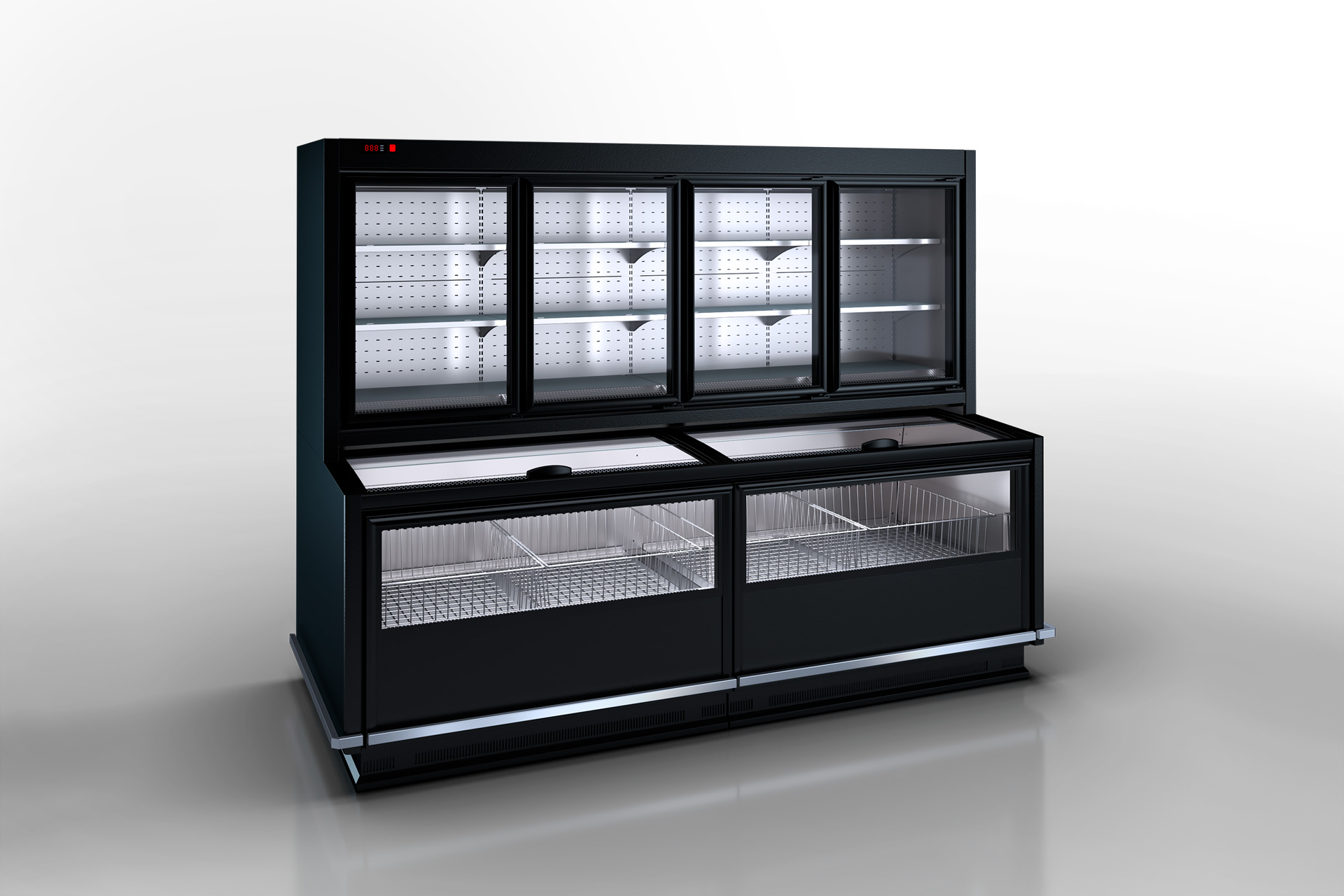Combined refrigerated cabinets Alaska combi MHV 110 MT D/C 200-DLM (option)