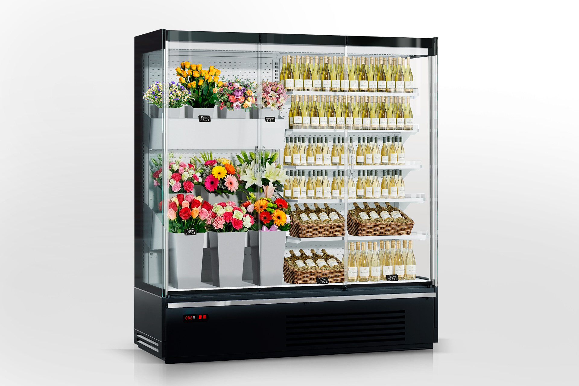 Refrigerated multideck cabinets Indiana medium 2-FG F AV 070 MT D 210 DLA