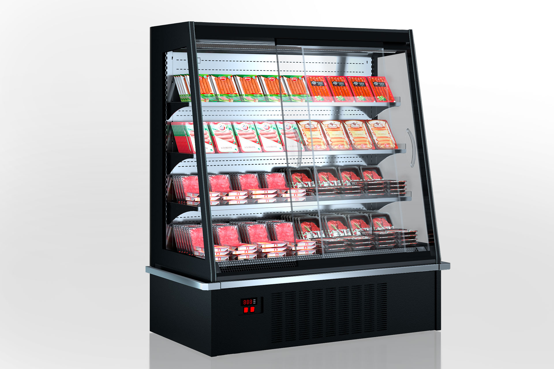 Refrigerated semi-vertical cabinets Indiana eco ASV 070 MT D 160-DLA/DLM