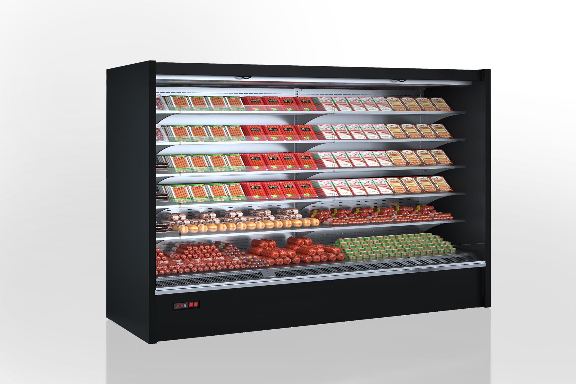 Refrigerated semi-vertical cabinets  Indiana eco medium ASV 070 MT O 170-DLM/DLA