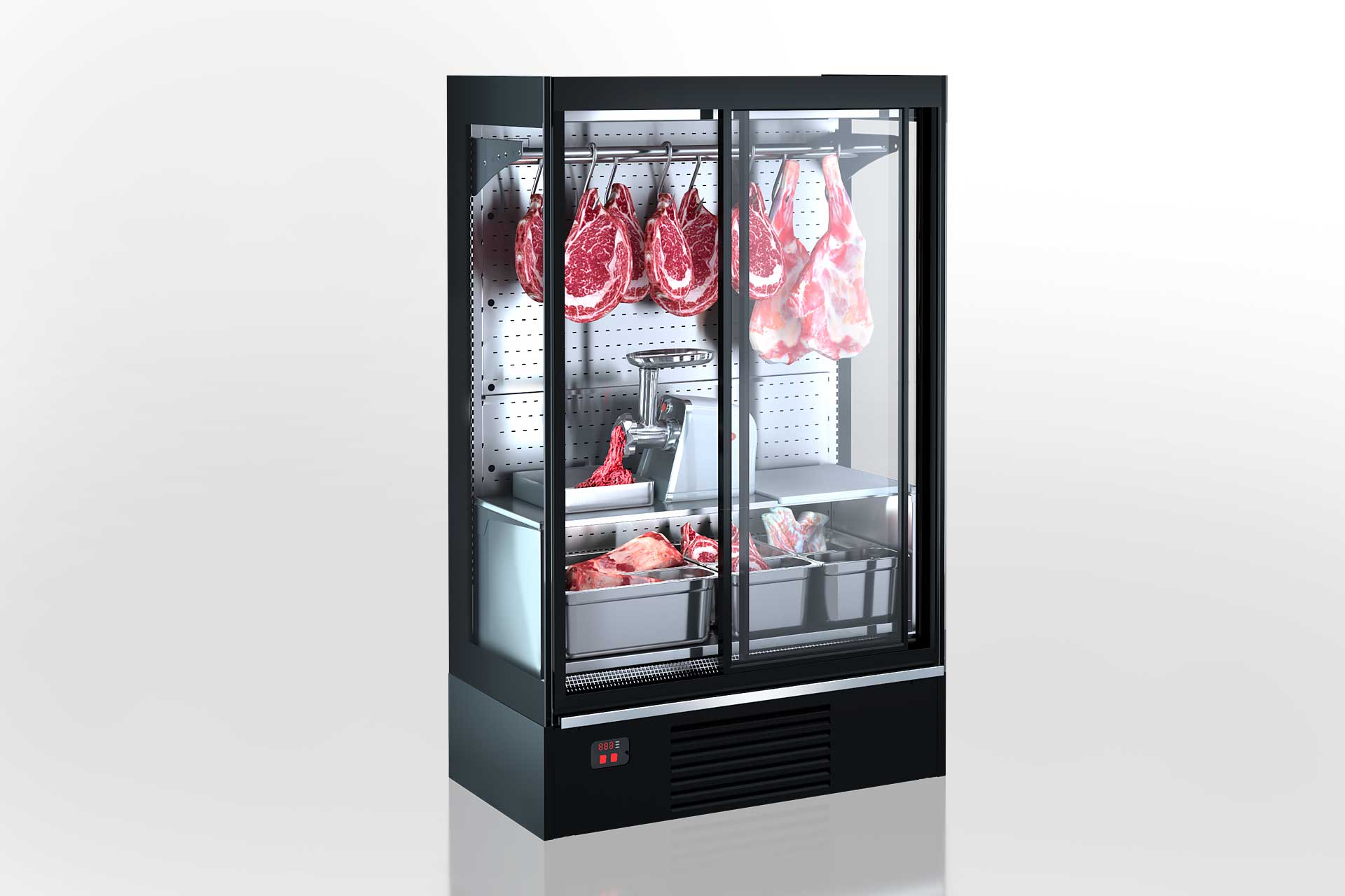Refrigerated multideck cabinets Indiana medium AV 070 meat D 210-DLA