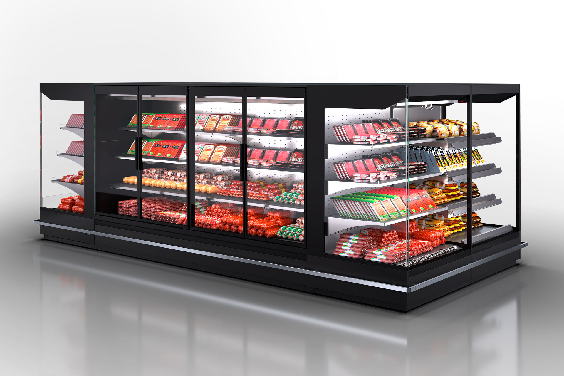 Refrigerated multideck cabinets Indiana MV 080 MT D 160-DLM