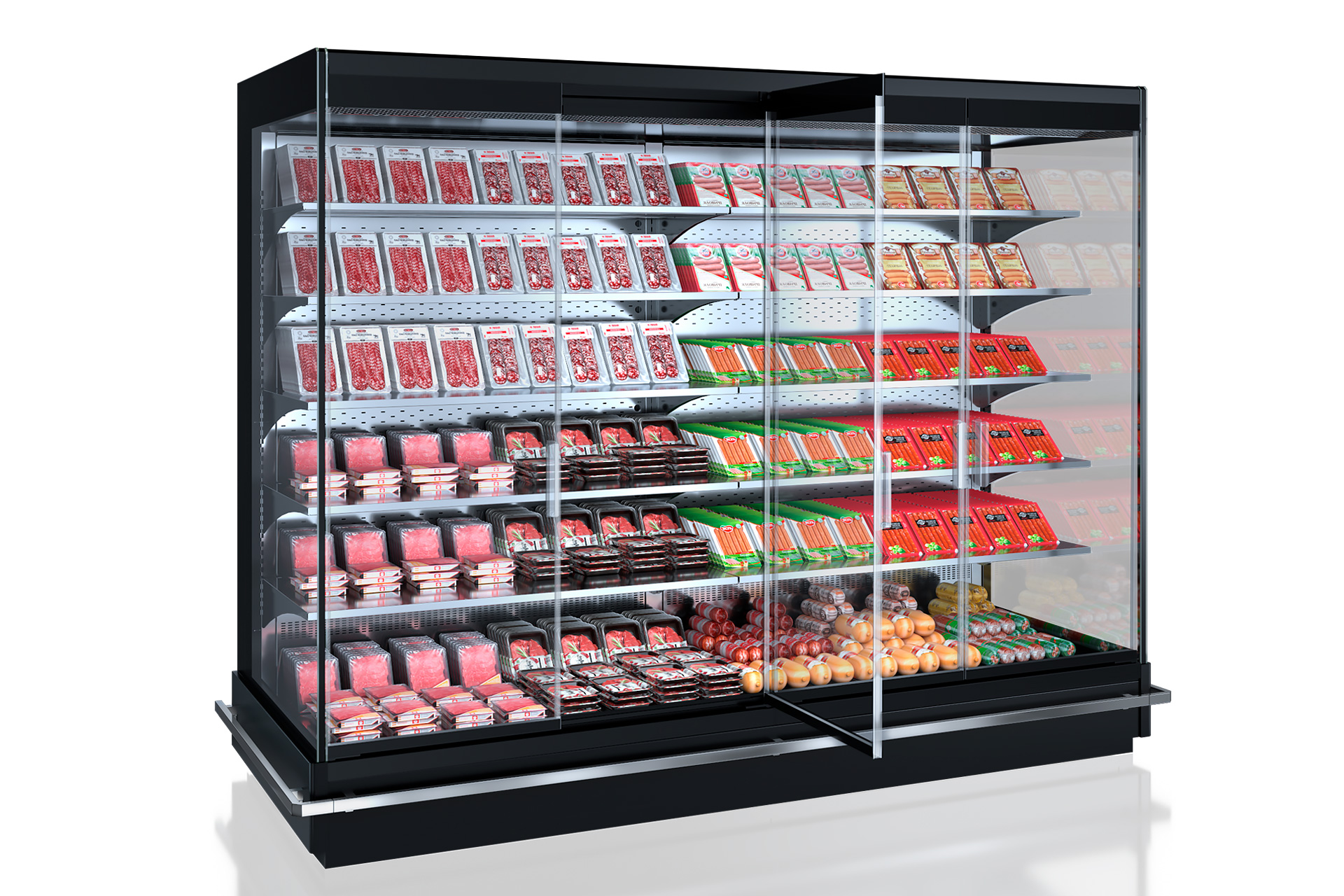 Refrigerated multideck cabinets Indiana optima MV 105 MT D M