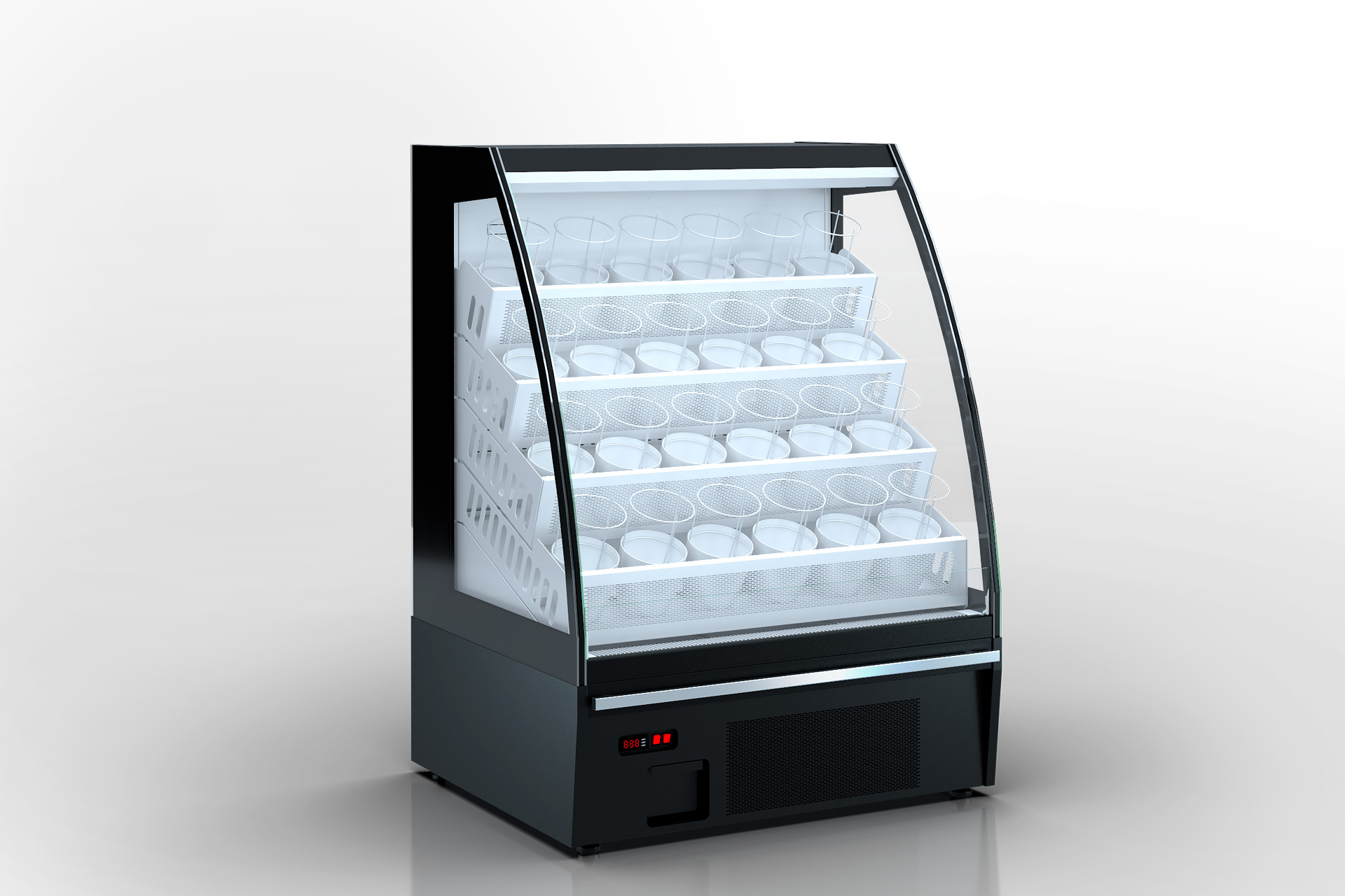 Refrigerated semi-vertical cabinets Louisiana eco F ASV 105 VF O 180-DLA (option)