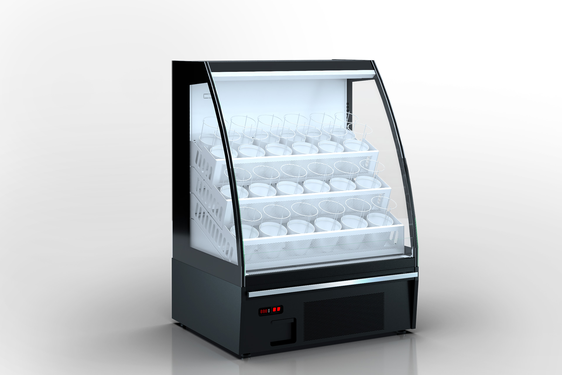 Refrigerated semi-vertical cabinets Louisiana eco F ASV 105 VF O 180-DLA (option 1)