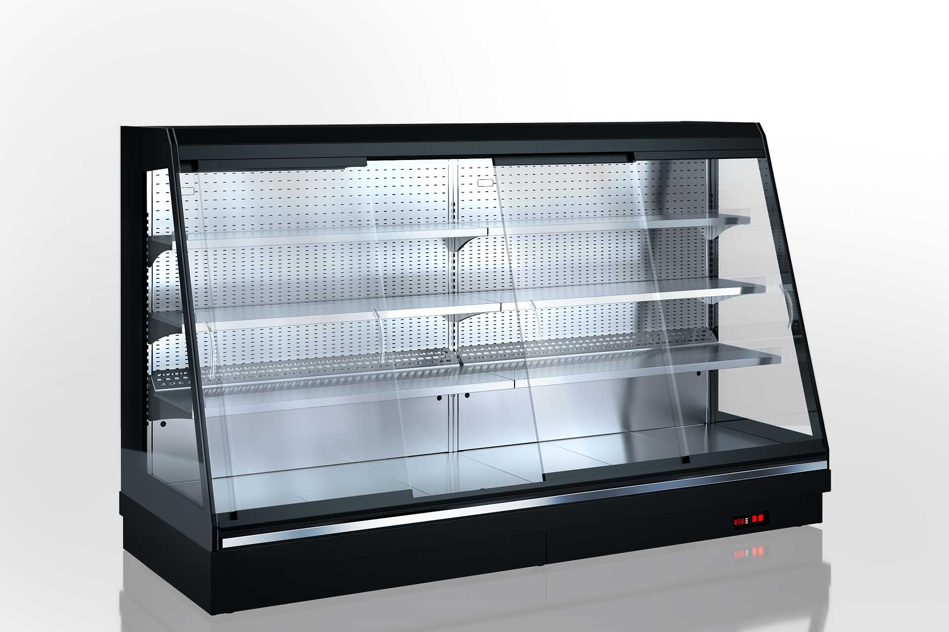 Refrigerated semi-vertical cabinets Louisiana eco MSV 095 MT D 160-DLM (straight slide-doors Valentini)