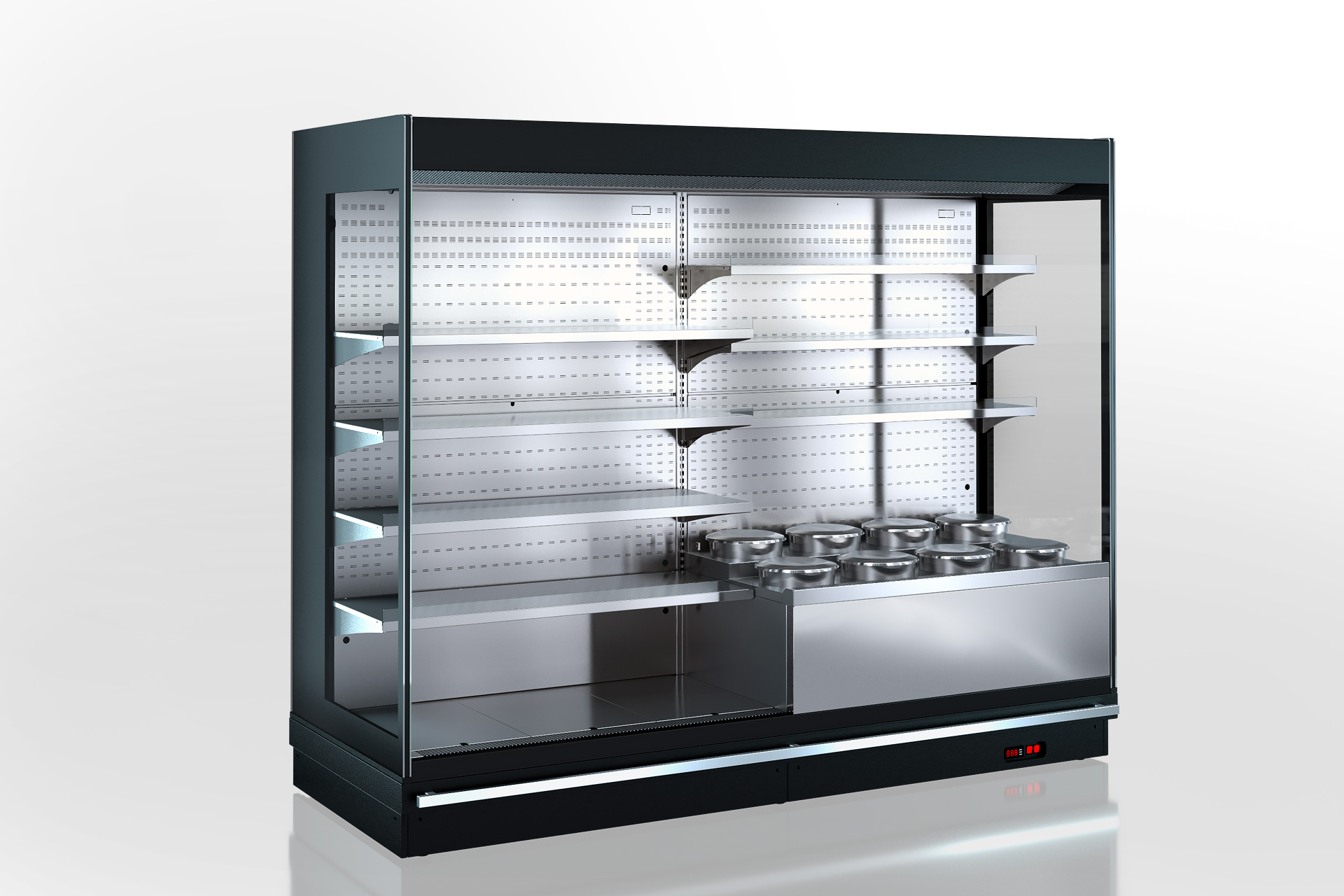 Refrigerated multideck cabinets Louisiana MV 095 pickles MT О 210-DLM