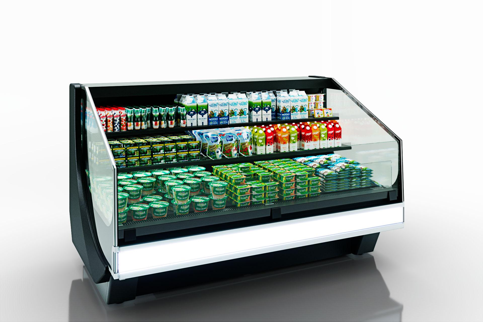 Refrigerated counters Missouri cold diamond MC 115 cascade self 121-DLM/DLA