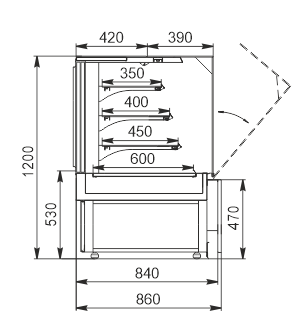 Refrigerated counters Missouri AC 084 patisserie OS 120-DLA Refrigerated counters Missouri AC 084 patisserie OS 120-DLA