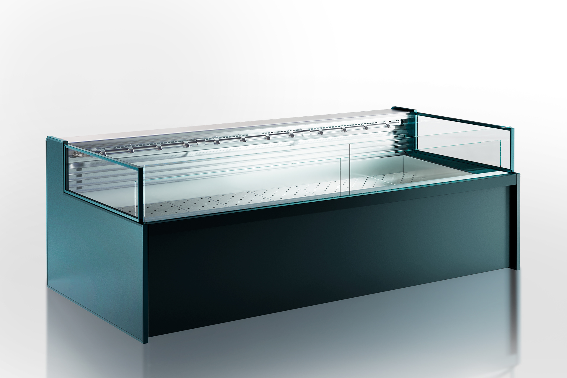 Refrigerated counters Missouri MC 120 fish self 086-SLM/PLA with steam humidifier (option)