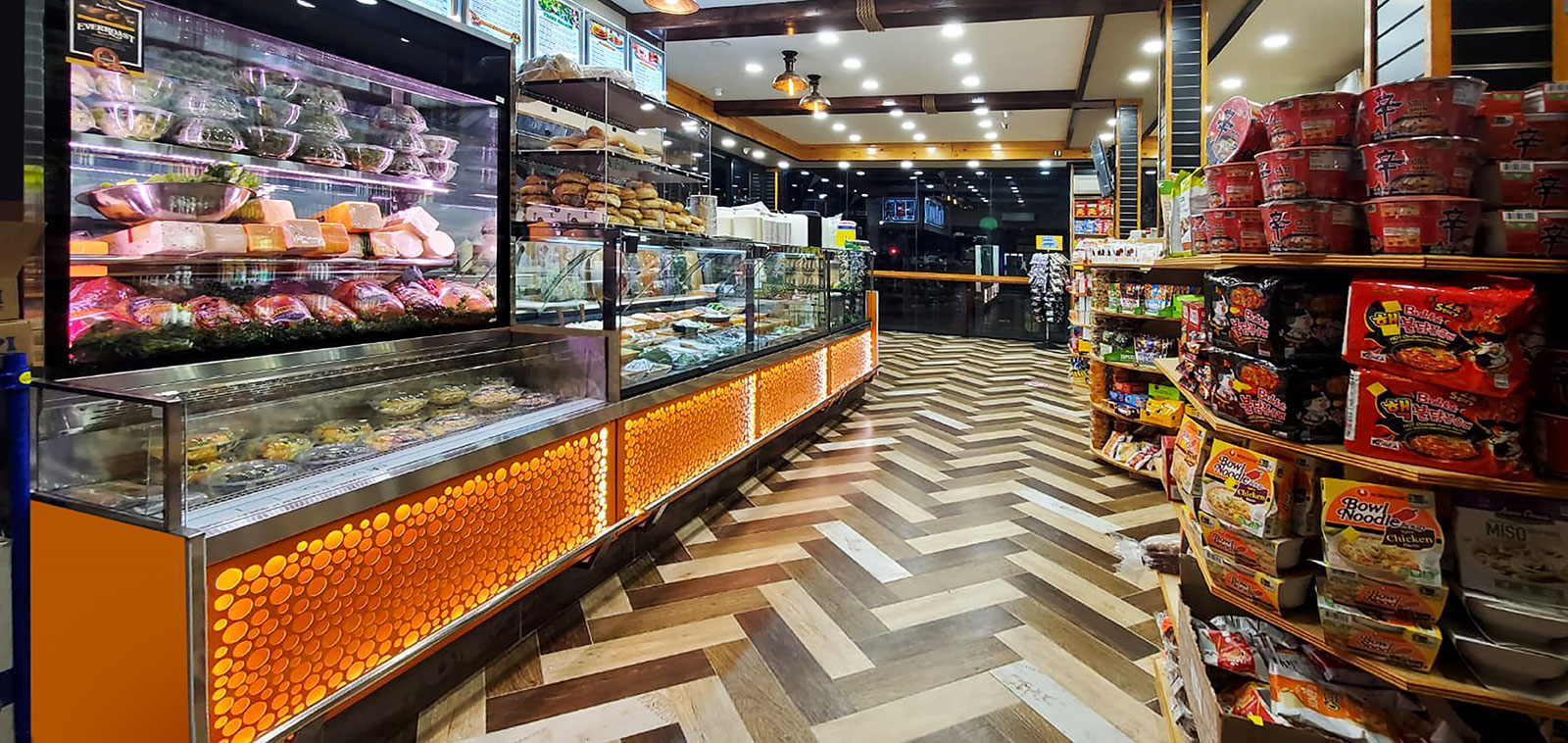 Counters Missouri MC 120 deli PS 130-DBM, specialized units for meat sales Missouri MC 120 crystal combi S/self 203-D/DBM