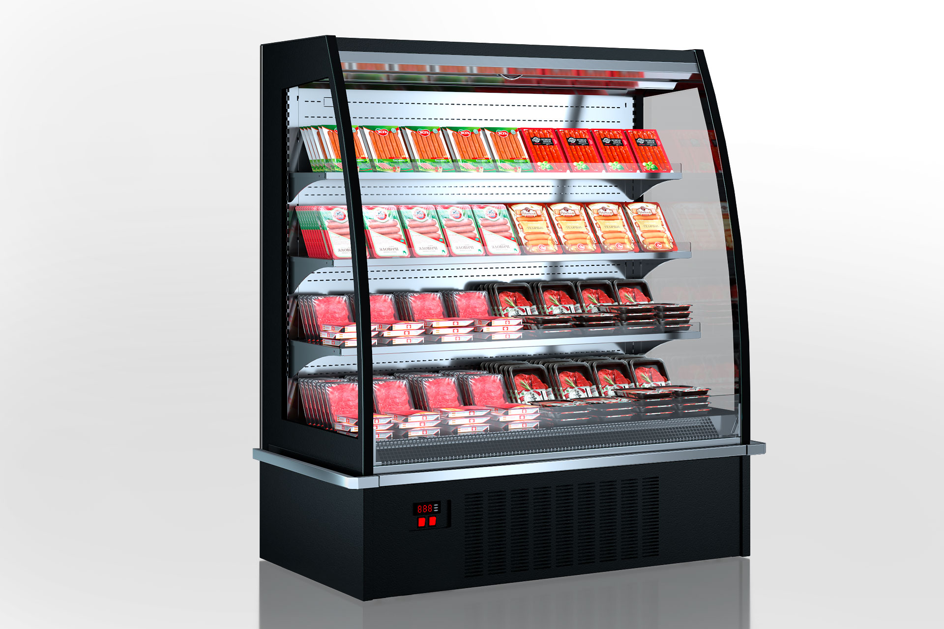Refrigerated semi-vertical cabinets Indiana eco ASV 070 MT O 160-DLA/DLM
