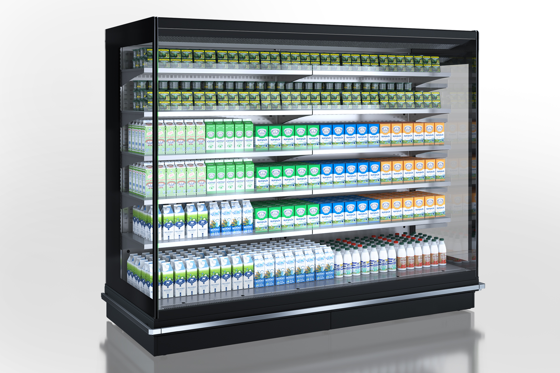 Refrigerated multideck cabinets Louisiana 5 MV 105 MT О 210-DLM