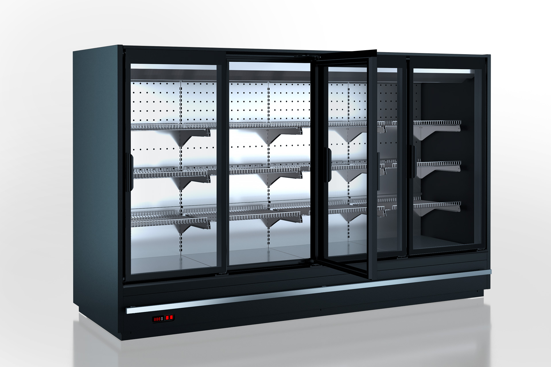 Refrigerated  multideck cabinets Indiana eco MV 080 LT D 160-DLM