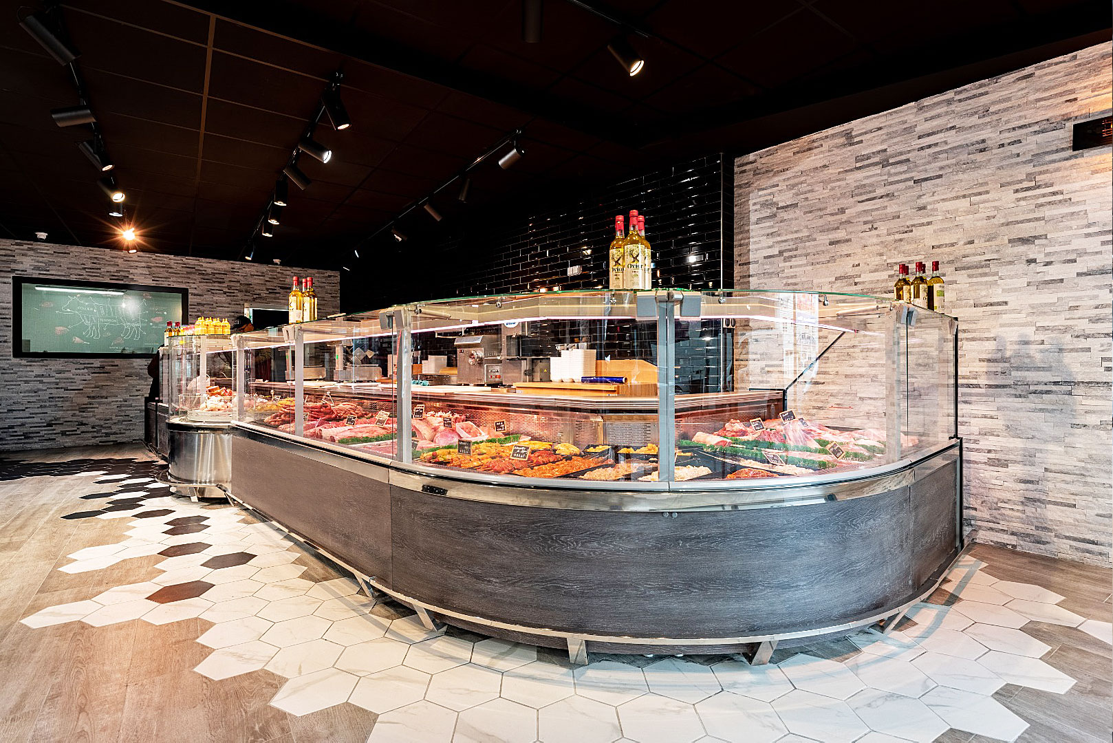 Refrigerated counters Missouri MC 120 deli PS, Missouri MC 120 deli accent PS/P, convenient store Bouche Qui Rit (France)