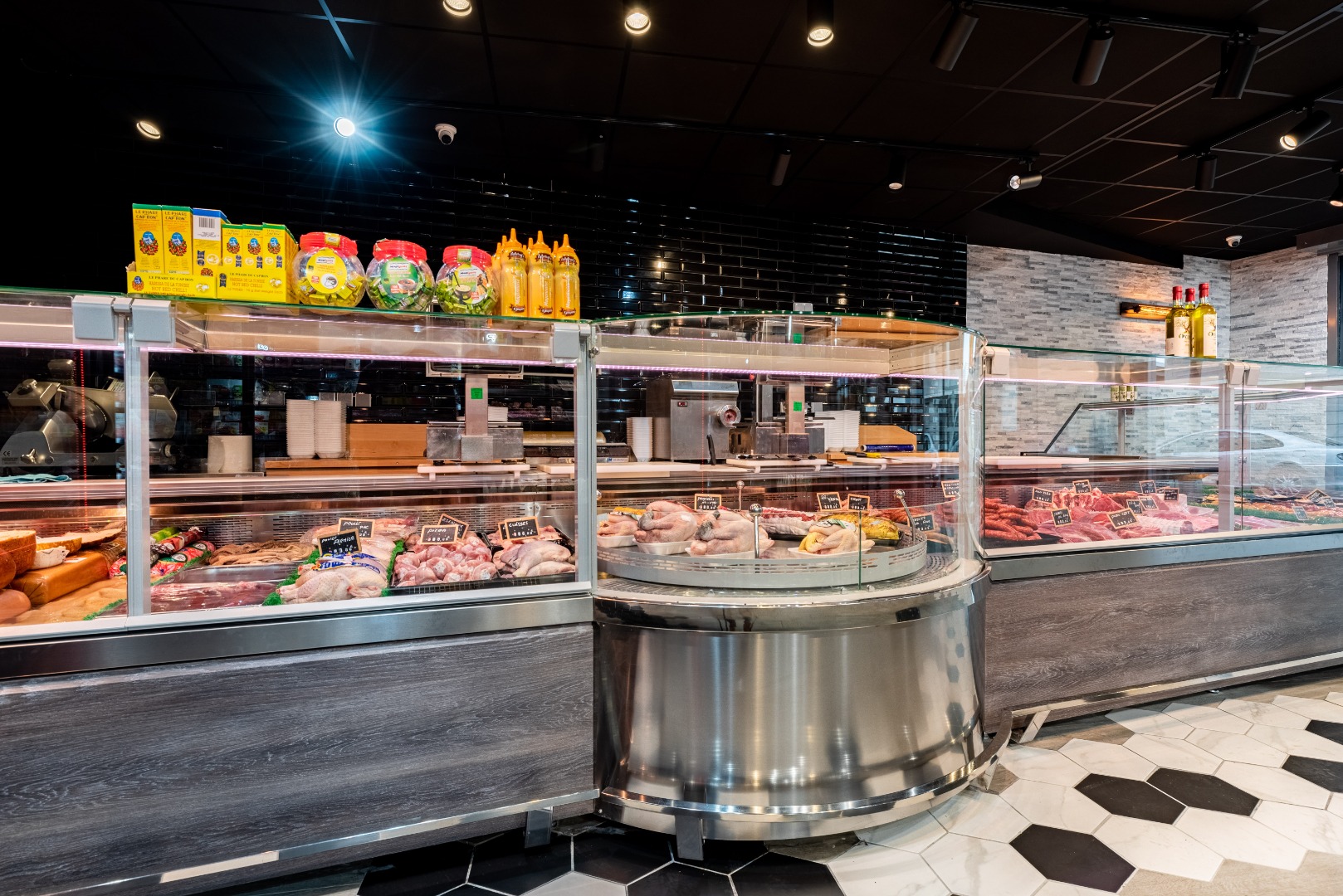 Refrigerated counters Missouri MC 120 deli PS, Missouri MC 120 deli accent PS/P, convenient store Bouche Qui Rit (France)