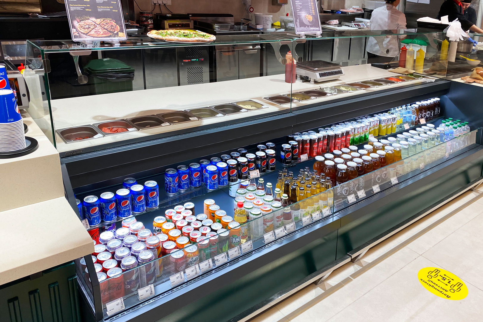 Refrigerated counters Missouri MC 120 sushi/pizza combi L M, supermarket Epicentr