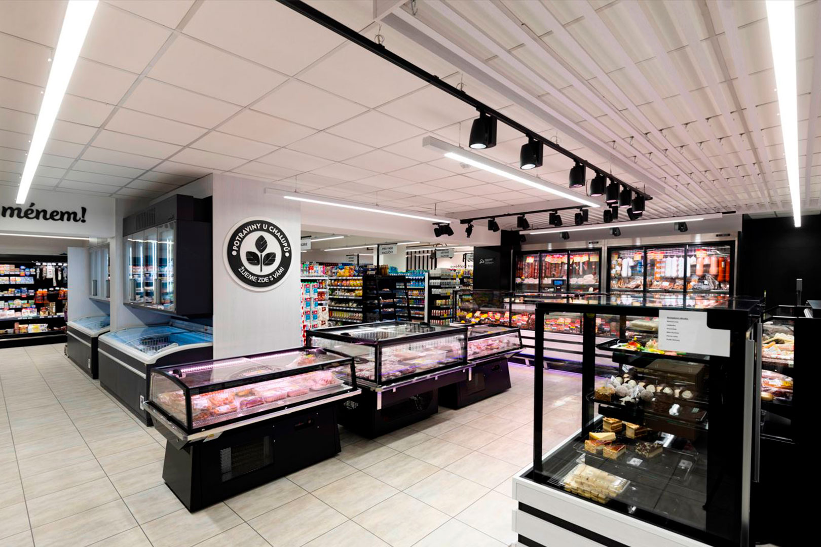 Promotional counters Virginia AK 100 deli self 083, convenience store Flop, Czech Republic