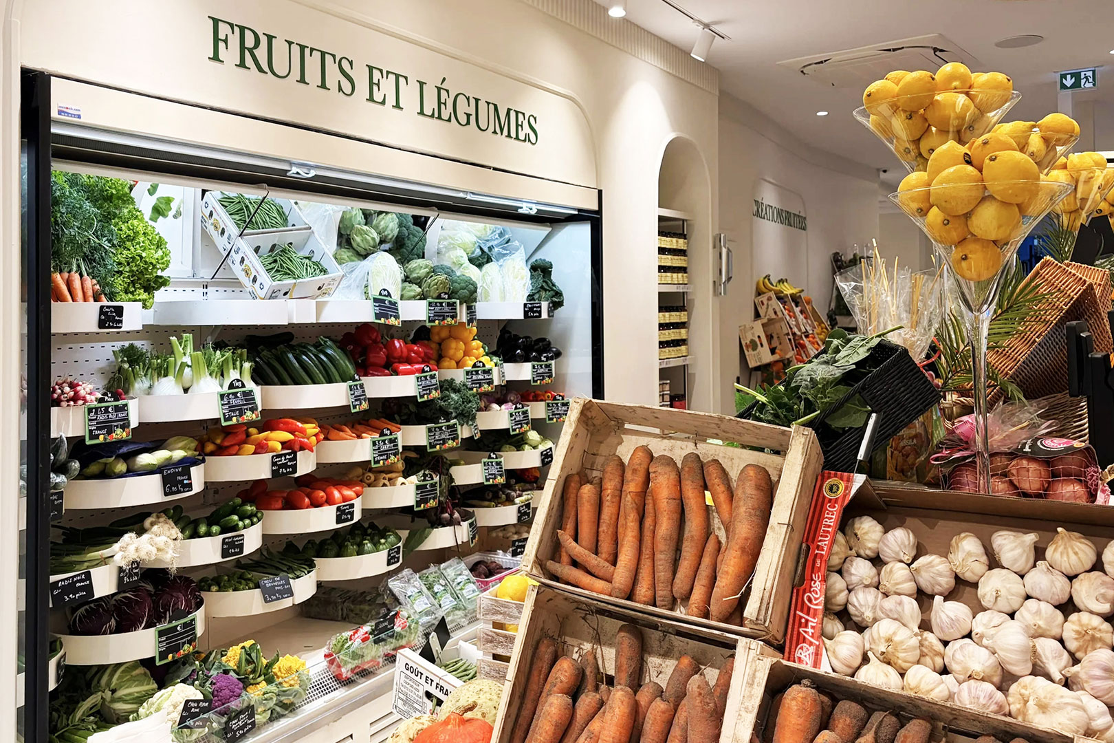 Regały chłodnicze Indiana medium AV 085 FV O 210 DLM, sklep Maison LFL, Francja Regały chłodnicze Indiana medium AV 085 FV O 210 DLM, sklep Maison LFL, Francja