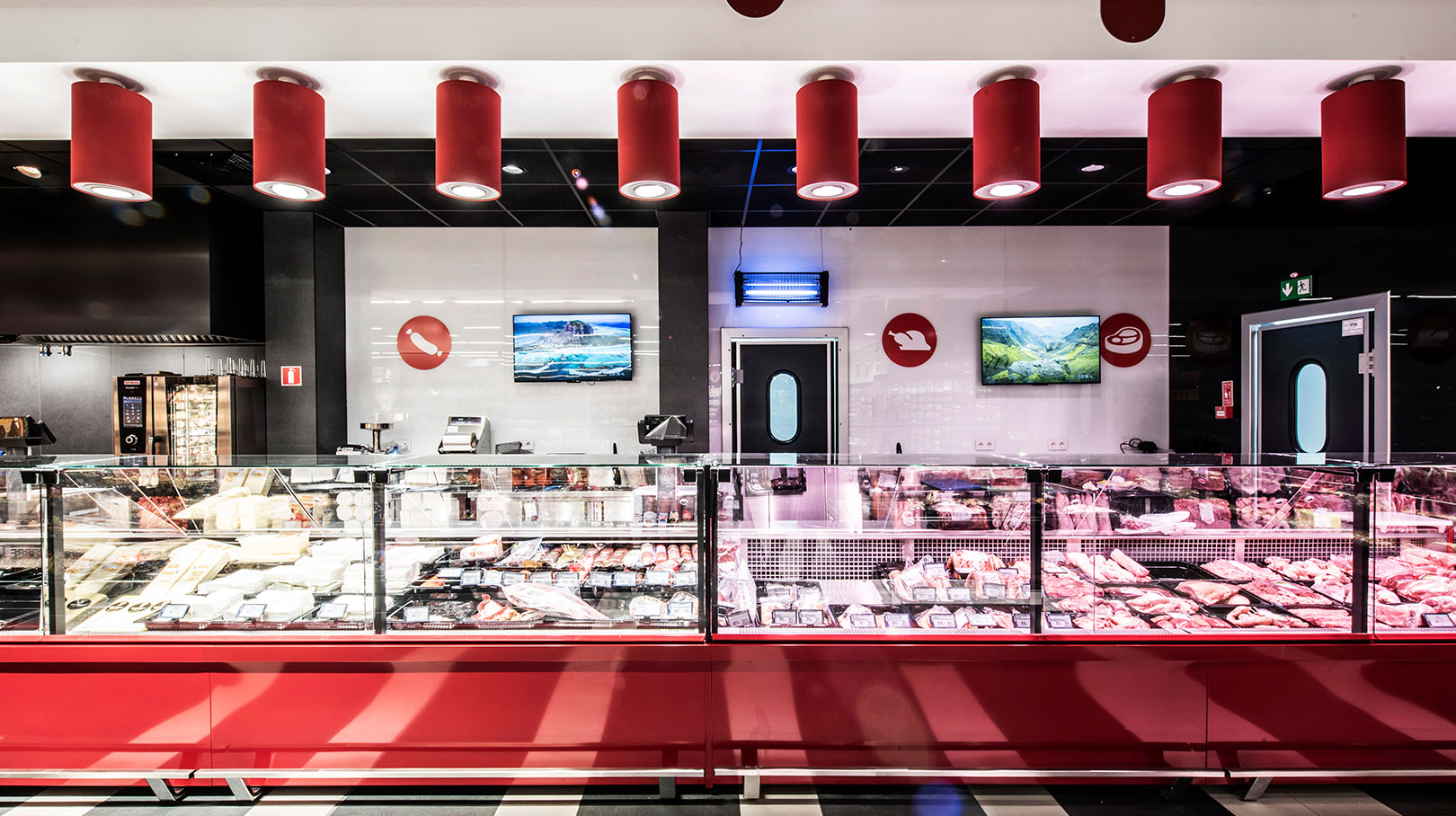 Lady chłodnicze Missouri MC 120 deli PS 130-DBM, supermarket Bogat-Beden, Bułgaria Lady chłodnicze Missouri MC 120 deli PS 130-DBM, supermarket Bogat-Beden, Bułgaria