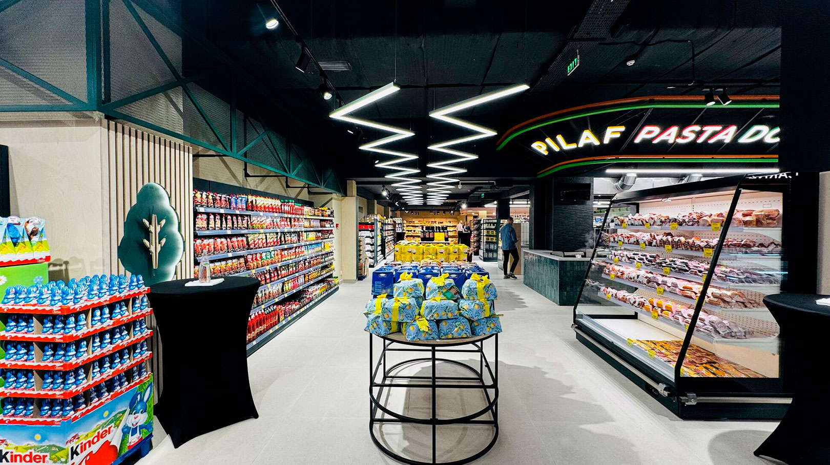 Niskie regały chłodnicze Louisiana eco MSV 105 MT O 200-DLM, supermarket Bonus, Mołdawia Niskie regały chłodnicze Louisiana eco MSV 105 MT O 200-DLM, supermarket Bonus, Mołdawia