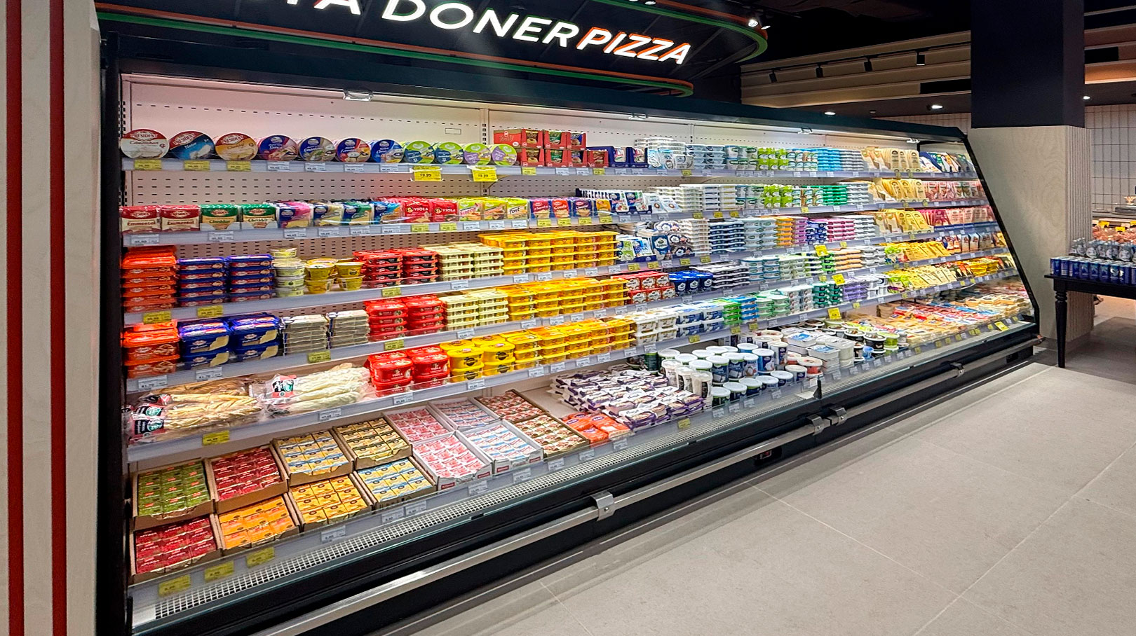 Niskie regały chłodnicze Louisiana eco MSV 105 MT O 200-DLM, supermarket Bonus, Mołdawia Niskie regały chłodnicze Louisiana eco MSV 105 MT O 200-DLM, supermarket Bonus, Mołdawia