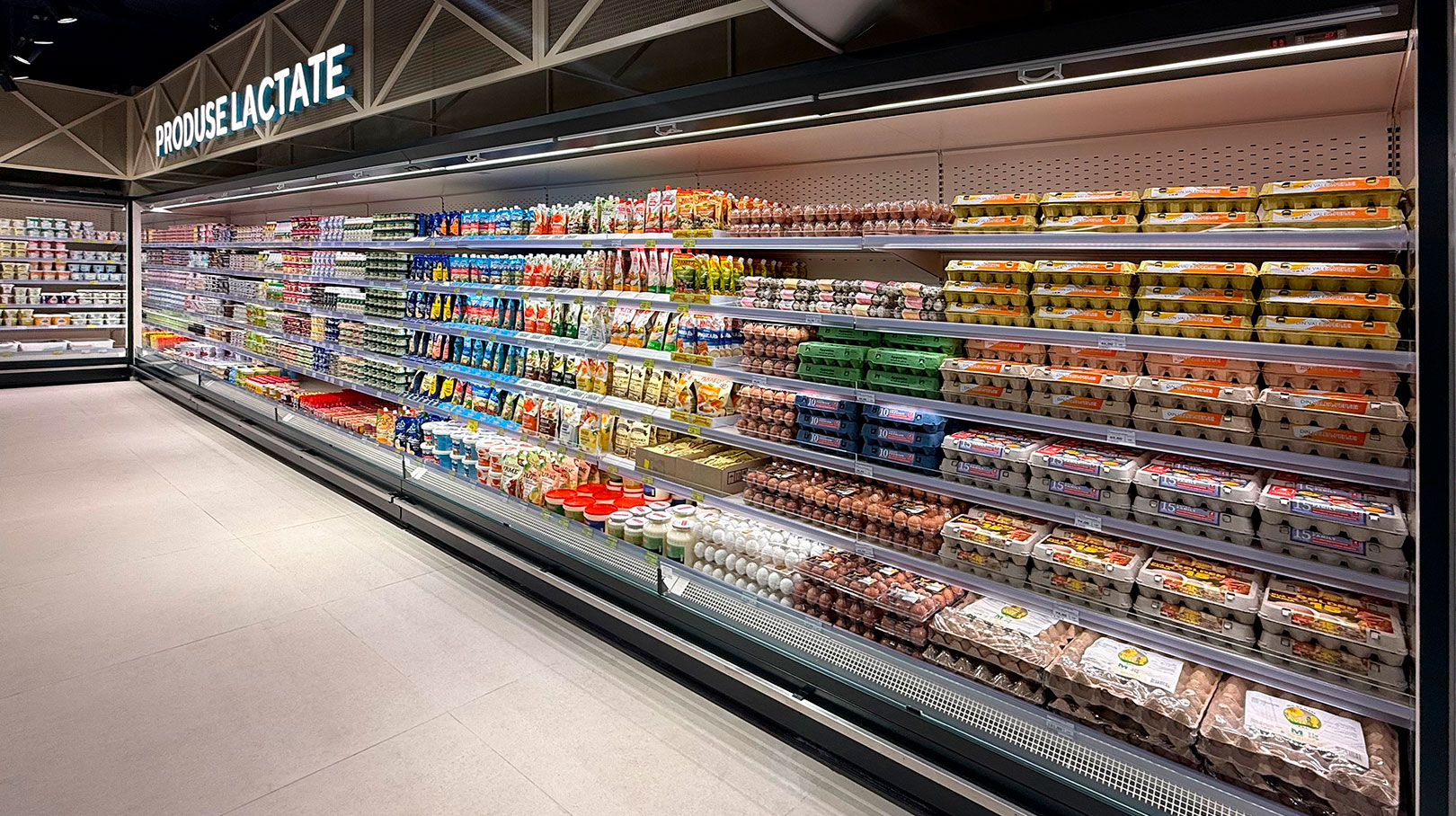 Regały chłodnicze Indiana 3 MV 090 MT O 220-DLM, supermarket Bonus, Mołdawia Regały chłodnicze Indiana 3 MV 090 MT O 220-DLM, supermarket Bonus, Mołdawia