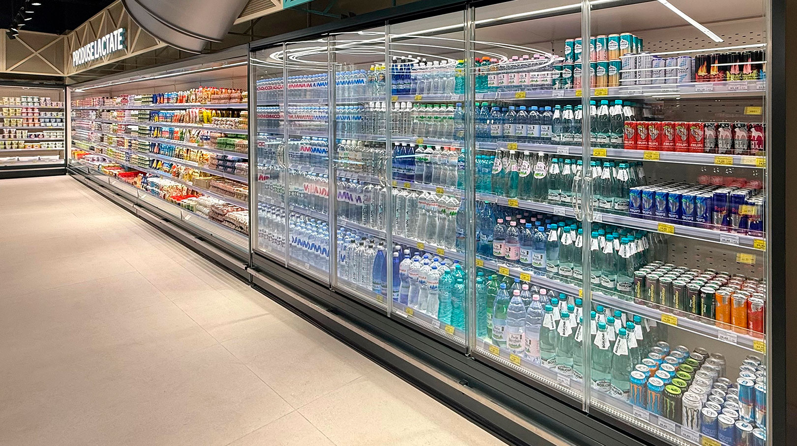 Regały chłodnicze Indiana 3 MV 090 MT D 220-DLM, Lady chłodnicze Missouri MC 120 deli OS 120-DBM, supermarket Bonus, Mołdawia Regały chłodnicze Indiana 3 MV 090 MT D 220-DLM, Lady chłodnicze Missouri MC 120 deli OS 120-DBM, supermarket Bonus, Mołdawia