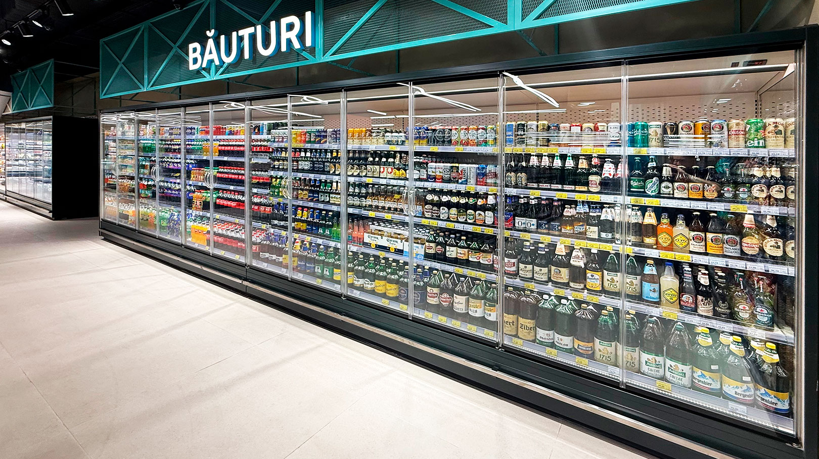 Regały chłodnicze Indiana 3 MV 090 MT D 220-DLM, supermarket Bonus, Mołdawia Regały chłodnicze Indiana 3 MV 090 MT D 220-DLM, supermarket Bonus, Mołdawia