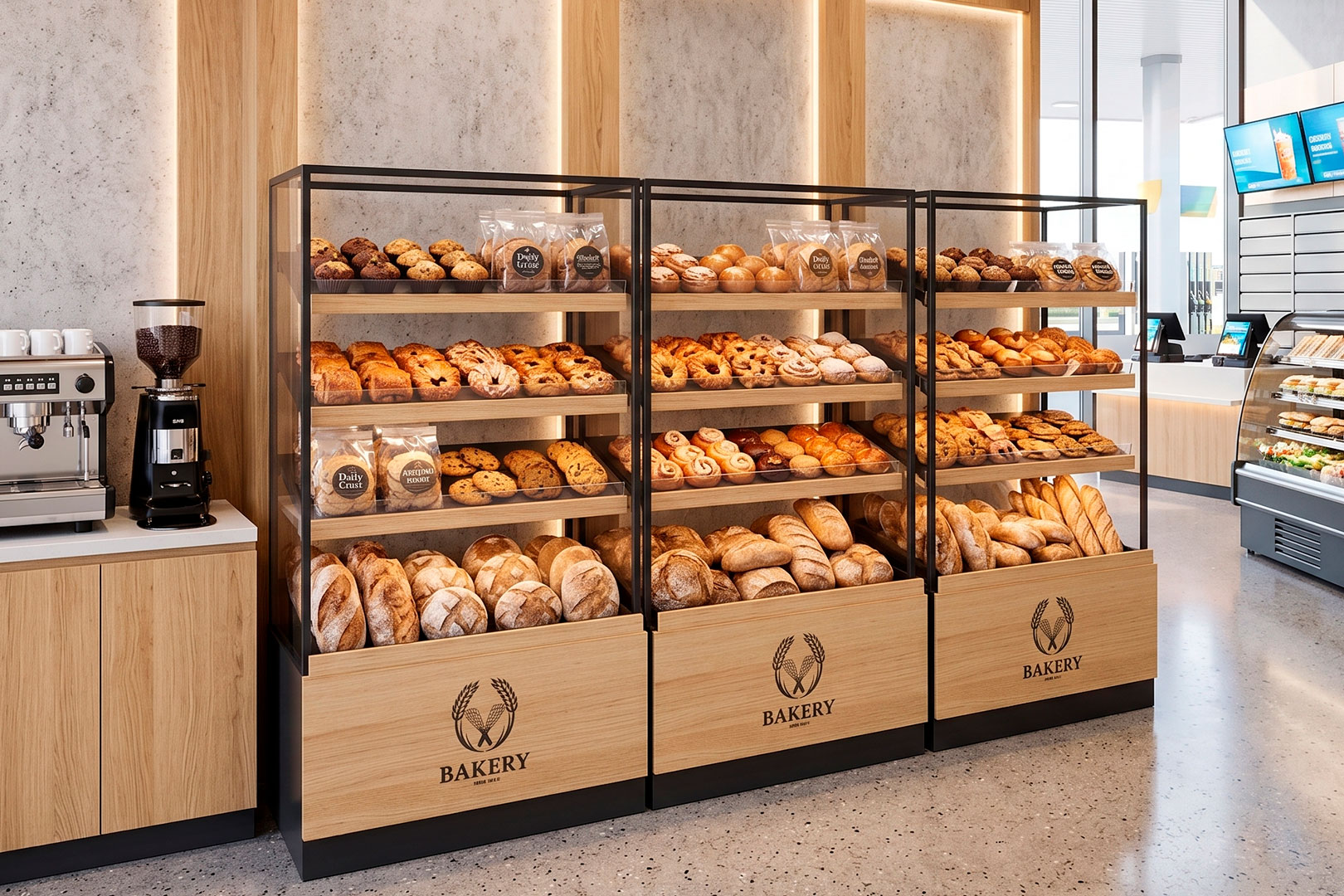 Przyścienny regał bakery Przyścienny regał bakery