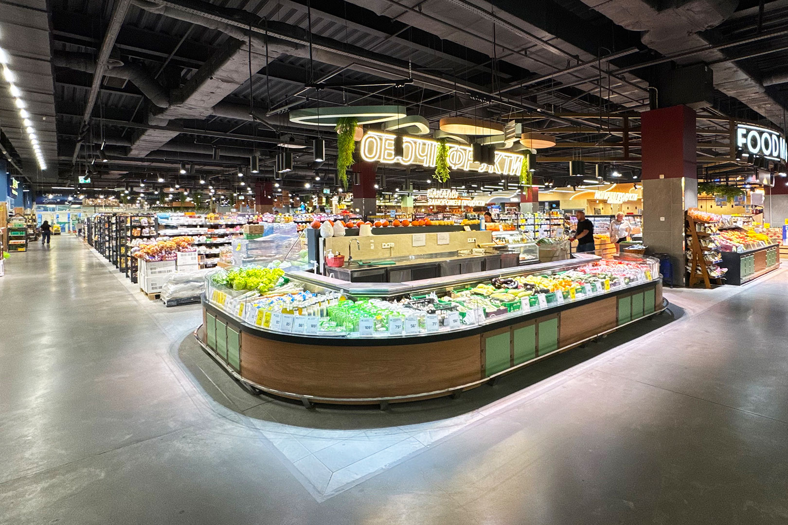 Lady chłodnicze Missouri MC 120 deli self 086-DLM, supermarket Food Market, Ukraina Lady chłodnicze Missouri MC 120 deli self 086-DLM, supermarket Food Market, Ukraina
